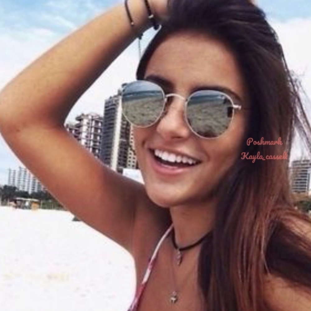 RayBan Round Metal Silver Flash Lenses RB3447 Silver Frame New - Picture 17 of 17